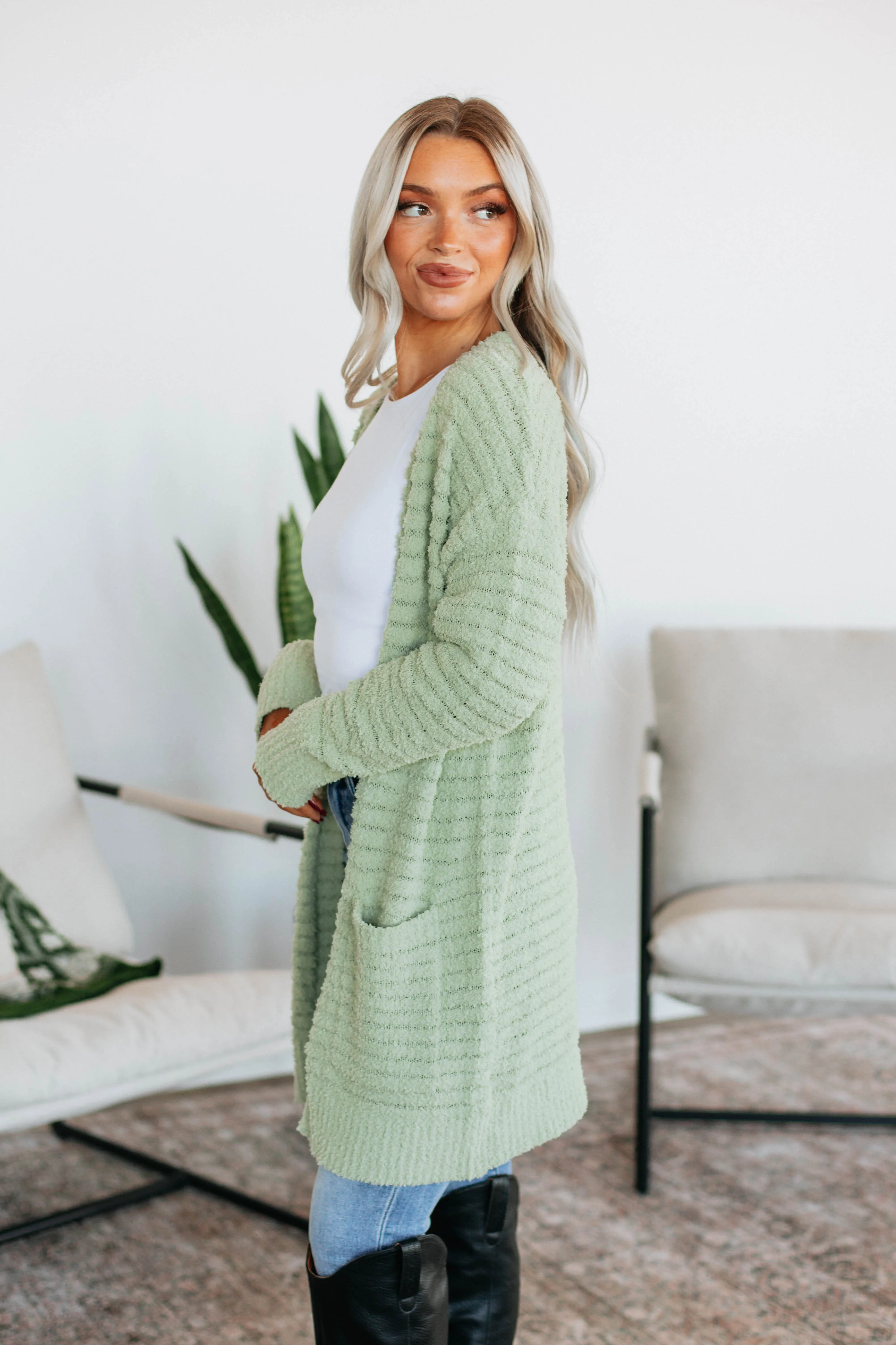 Lorna Cardigan - Pear